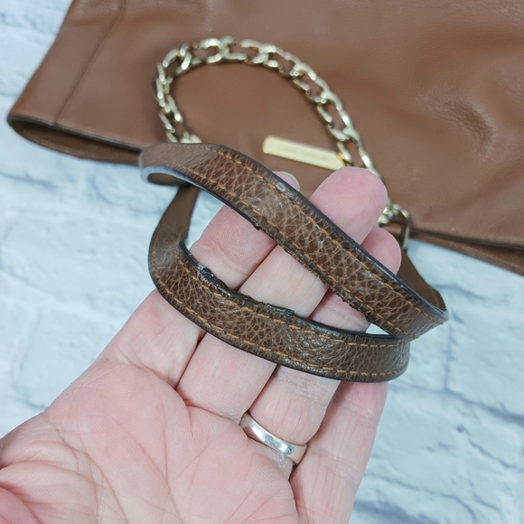 Michael Kors Acorn Harper brown pebbled leather bag - Picture 14 of 15